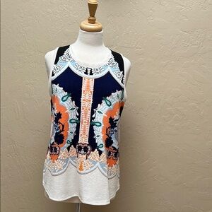 Anthropologie Postmark Anzere Mosaic Top NWT Size L
